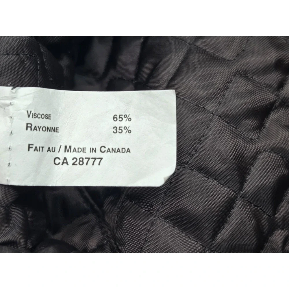 Chapeaux‎ Classiques Fur Blend Hat Brown Canada Viscose Rayonne /w Pin Winter
